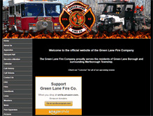 Tablet Screenshot of greenlanefirerescue.org